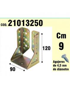 Soporte Para Madera Alas Interiores Bicromatado  90 mm. - Imagen 1