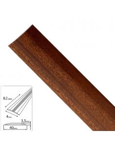 Tapajuntas Adhesivo Para Moquetas Aluminio Sapeli   82,0 cm. - Imagen 1