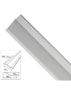 Tapajuntas Adhesivo Para Ceramica Aluminio Plata   98,5 cm. - Imagen 1