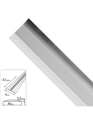 Tapajuntas Adhesivo Para Moquetas Aluminio Plata   82,0 cm. - Imagen 1