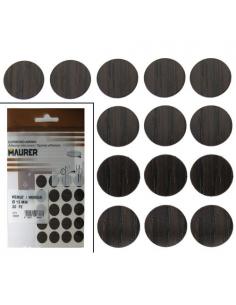 Tapatornillos Adhesivos Wengue (Blister 20 unidades) - Imagen 1