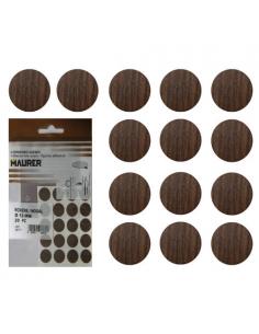 Tapatornillos Adhesivos Nogal (Blister 20 unidades) - Imagen 1