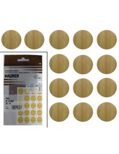Tapatornillos Adhesivos Pino (Blister 20 unidades) - Imagen 1