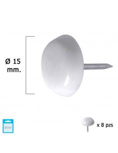 Deslizante Pequeño Blanco Ø15 (Blister 8 Unidades) - Imagen 1