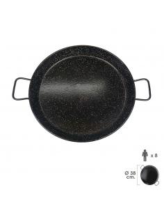 Paellera Valenciana Esmaltada   8 personas/ 38 cm - Imagen 1