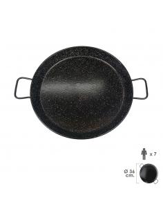 Paellera Valenciana Esmaltada   7 personas/ 36 cm - Imagen 1