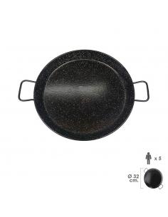 Paellera Valenciana Esmaltada   5 personas/ 32 cm - Imagen 1