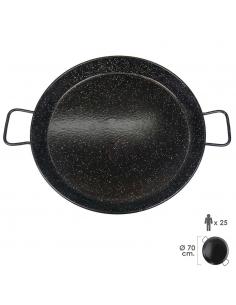 Paellera Valenciana Esmaltada  25 personas/ 70 cm - Imagen 1