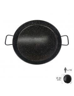 Paellera Valenciana Esmaltada  10 personas/ 42 cm - Imagen 1