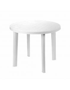 Mesa Resina Blanca Diametro 90 cm. - Imagen 1