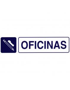 Rotulo Adhesivo 250x63 mm. Oficinas - Imagen 1