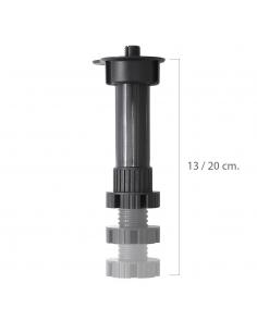Pata Regulable Desmontable 13 / 20 cm. Negro - Imagen 1