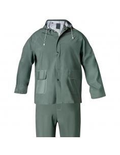 Traje de Agua Impermeable Verde Pvc         Talla 6-M - Imagen 1