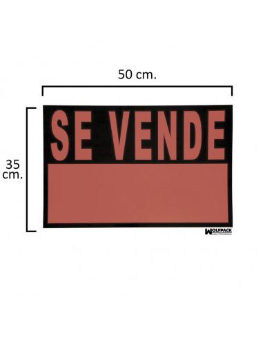 Cartel Se Vende  50x35 cm. - Imagen 1
