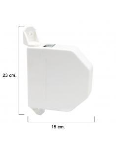 Recogedor Persiana Abatible Blanco Cinta 22 mm. - Imagen 1