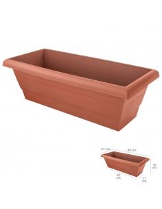 Jardinera Balcon Saturnia 49x21x16 cm. - Imagen 1