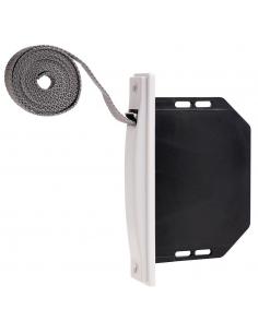 Recogedor Persiana Mini Blanco Cinta 18 mm. Empotrar Sin Pivotes - Imagen 1