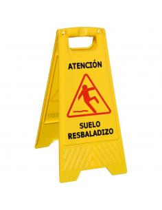 Cartel Atencion Suelo Mojado 64x30 cm. - Imagen 1