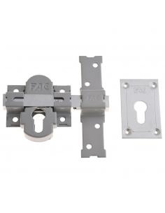 Cerrojo Fac 311-l/ 80 Plata Sin Cilindro - Imagen 1