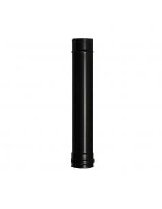 Wolfpack Tubo de Estufa Pellet Acero Vitrificado Negro Ø 80 mm. Longitud 50 cm. Estufas de Leña, Chimenea, Alta resistencia, - I