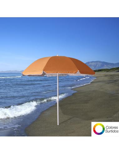 Sombrilla Playa Proteccion UV Aluminio 200 cm. - Imagen 1