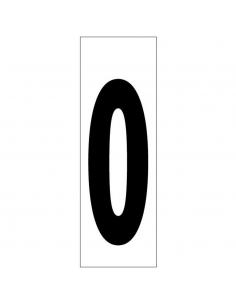 Numero Adhesivo 46x140 mm.   Nº 0 - Imagen 1