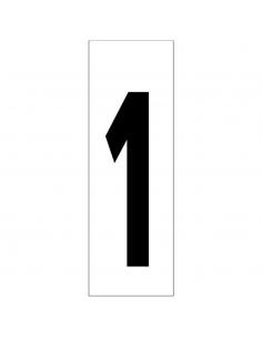 Numero Adhesivo 46x140 mm.   Nº 1 - Imagen 1