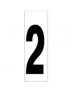 Numero Adhesivo 46x140 mm.   Nº 2 - Imagen 1