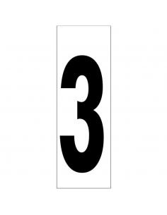 Numero Adhesivo 46x140 mm.   Nº 3 - Imagen 1