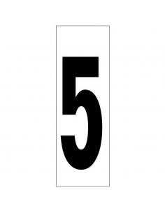Numero Adhesivo 46x140 mm.   Nº 5 - Imagen 1
