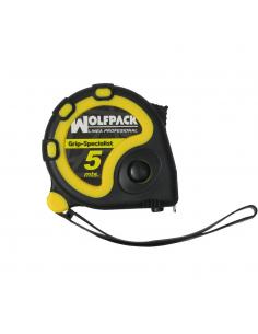 Flexometro 5 Metros Con Freno Wolfpack Grip Special - Imagen 1