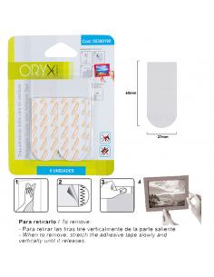 Tiras Adhesivas Doble Cara Sin Residuos (Blister de 6 piezas ) - Imagen 1