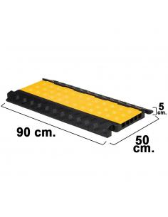 Pasacables Para Suelo 5 Canales 90x50x5 cm. - Imagen 1
