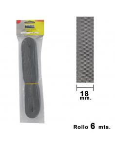 Cinta Persiana Wolfpack Gris 18 mm. Rollo 6 Metros - Imagen 1